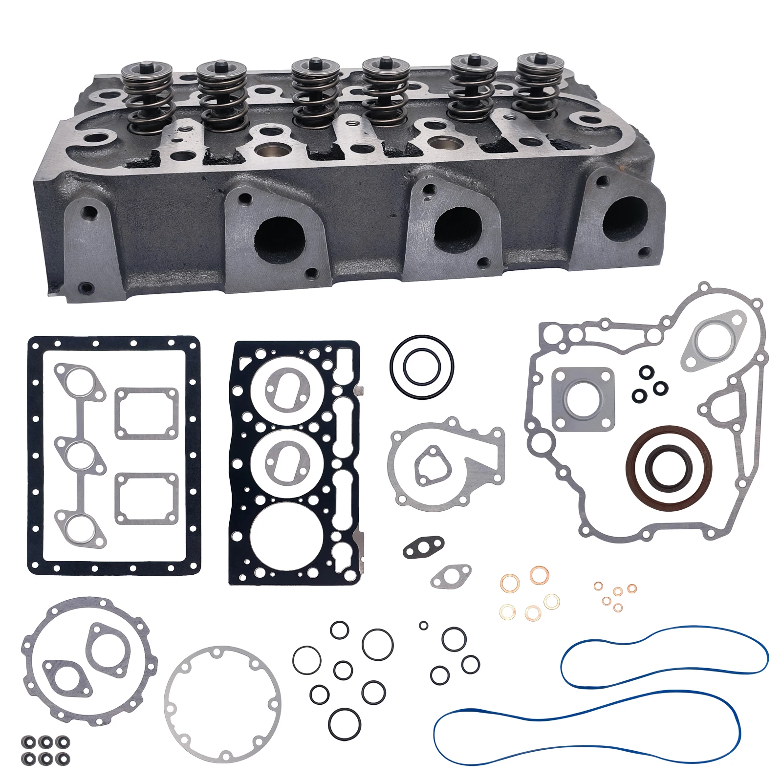 Para kubota d1105 cabeça do cilindro 16032-03040 para kubota kx41 mini peças de reparo do motor diesel da máquina escavadora d1105