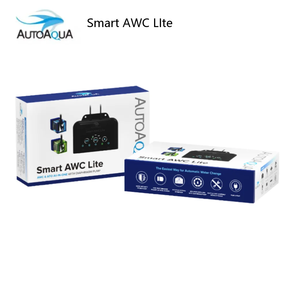 AUTOAQUA สมาร์ท AWC Lite SAWC-470D Aquarium Auto Top Off ระบบน้ําอัตโนมัติเติมตัวควบคุมระดับพร้อมปั๊ม 1