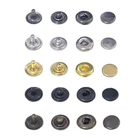 100-500Set Wholesale 6mm Mini Metal Press Studs Sew Button Snap Fasteners Make Doll Clothes Leather DIY Bag Shoes Garment Supply 1