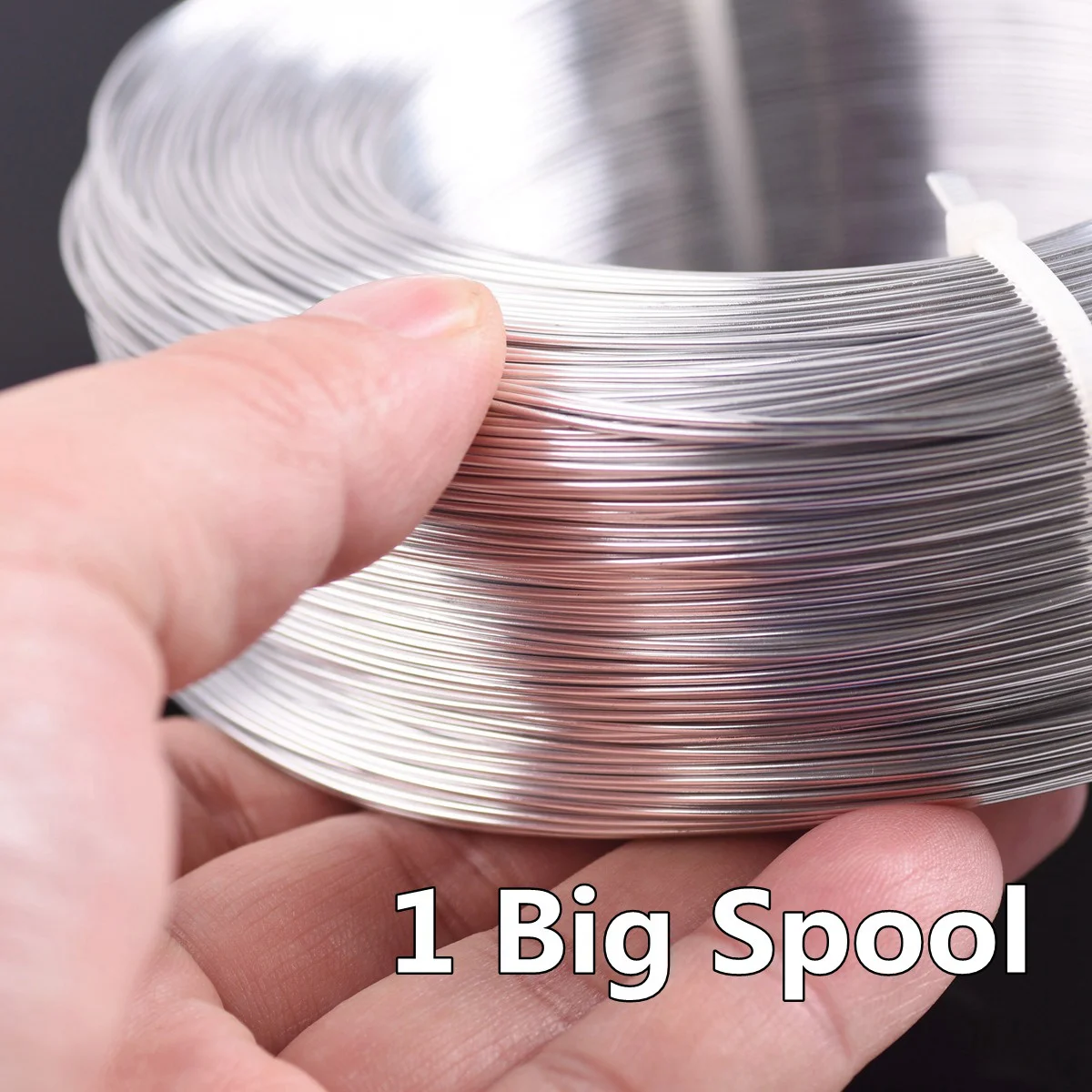 1 Roll Large 0.8mm 500g Aluminium Soft Metal Crafts Beading Wire for Jewelry Making DIY