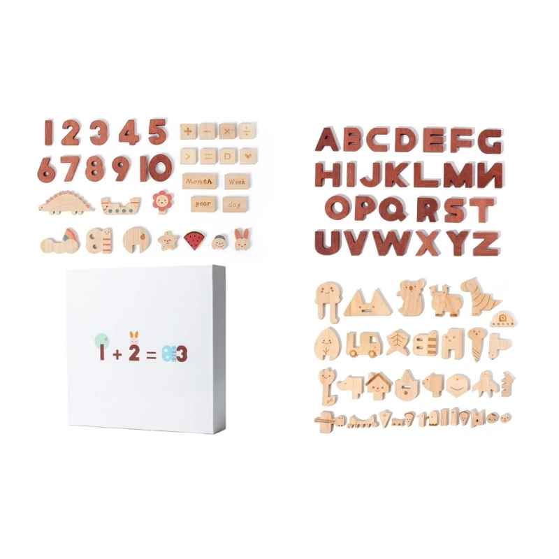 

Letter Spelling Block Toy Game English Words Early Educational Puzzle Game for Children Kids Brain Development Wood Toy