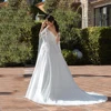 ANGEL Exquisite A-Line Off the Shoulder Plus Size Wedding Dresses 2024 New Backless Bridal Gowns Lace Applique Vestido de Novia 2
