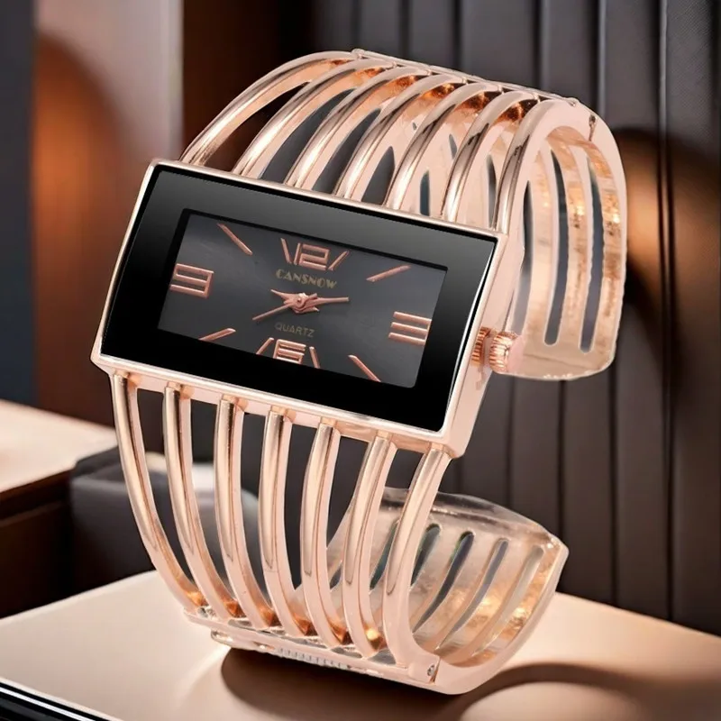 Female Bracelet Watch Luxury Rectangle Dial