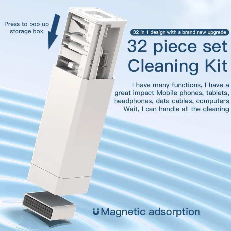 32/1 Digital Cleaning Kit Phone Camera Laptop keyboard Cleaning brush key Screen cleaner Dust Collector Christmas gift 2