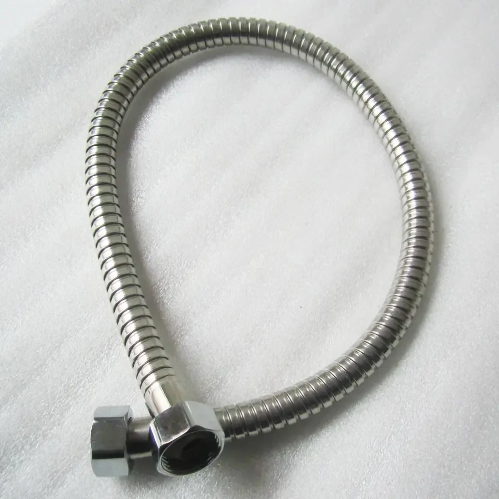 L15379 Luxury Female with Female Half Inch Screw Nut 30CM to 60CM Length of Stainless Steel Flexible Hose