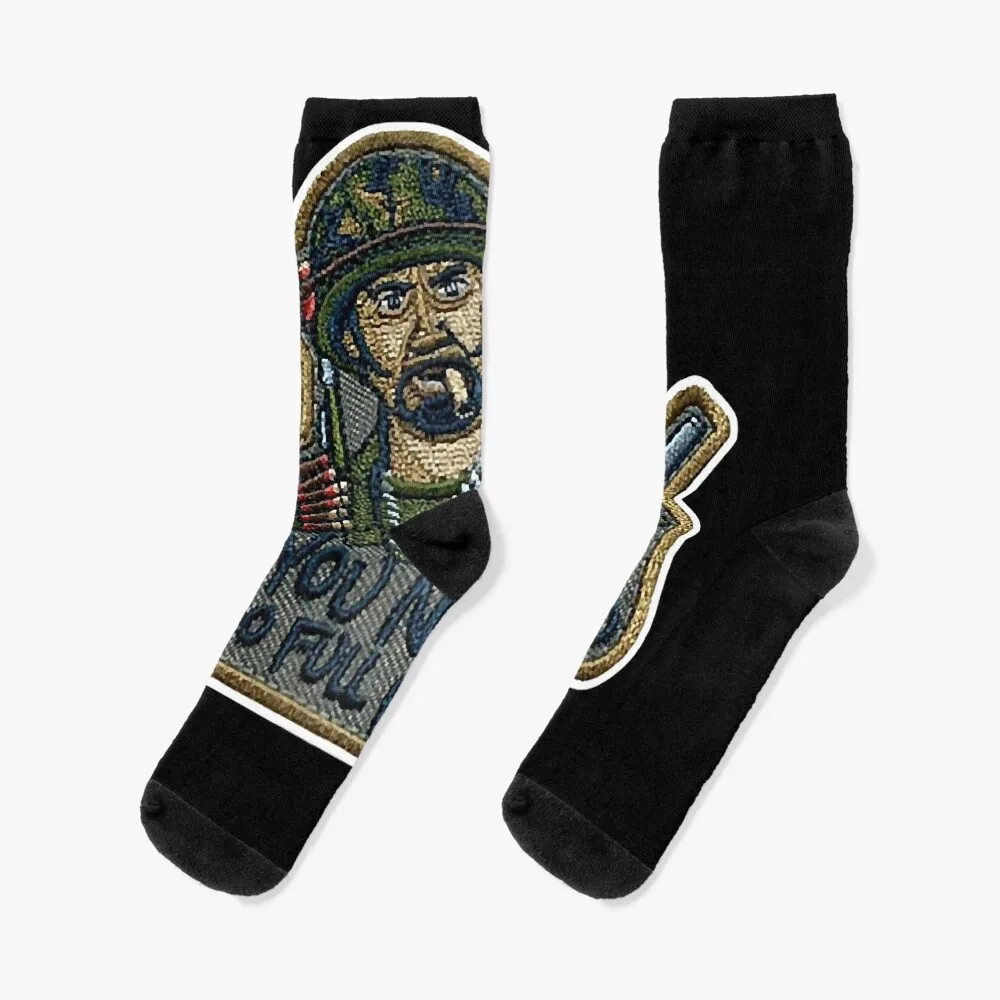 Tropic Thunder Socks funny gifts sport socks socks for men cotton 100% Running socks Socks Girl Men's