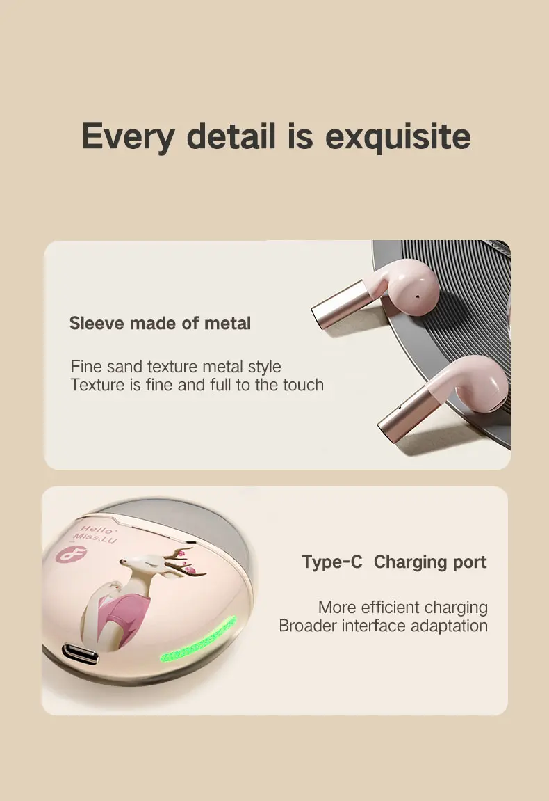 Fineblue HELLO'LU TWS Earbuds | True Wireless Earbuds Waterproof LED colorful light Fineblue HELLO'LU TWS Earbuds | True Wireless Earbuds Waterproof LED colorful light