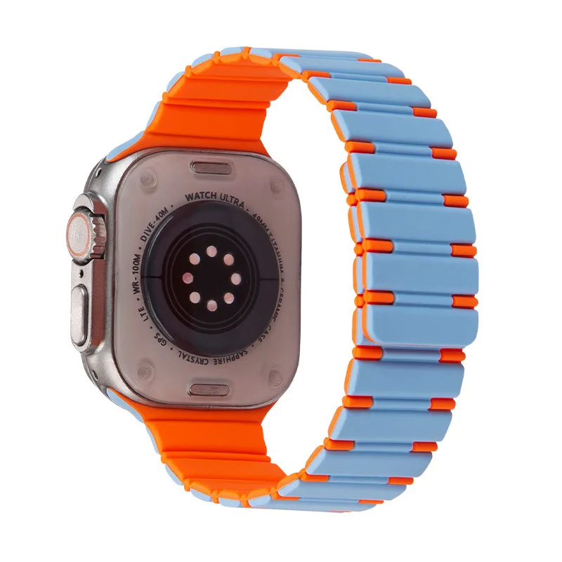 Dual-Color Magnetic Silicone Strap