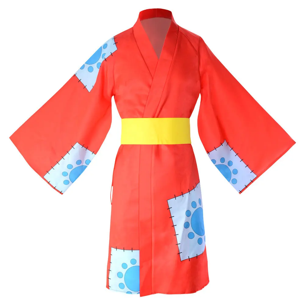 

One Piece Cosplay Monkey·D·Luffy Anime Kimono Man Costume