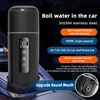 Smart Kettle with LED Temp Display 12V 24V 500ml Auto Heating Cup 3 Mode Electric Thermostatic Mug Stainless Steel Travel Bottle