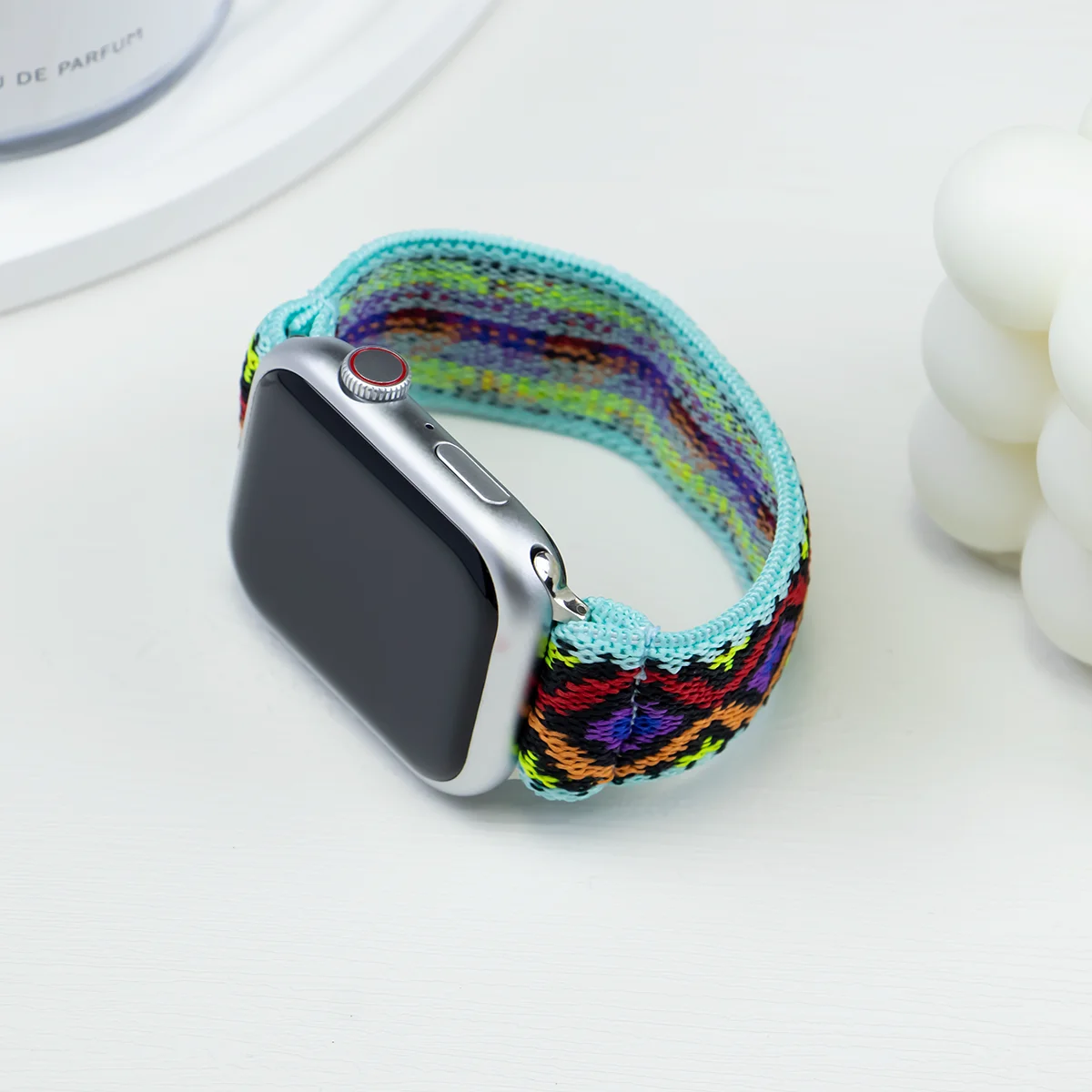 Bohemian Style Elastic Nylon Watch Band Solo Loop