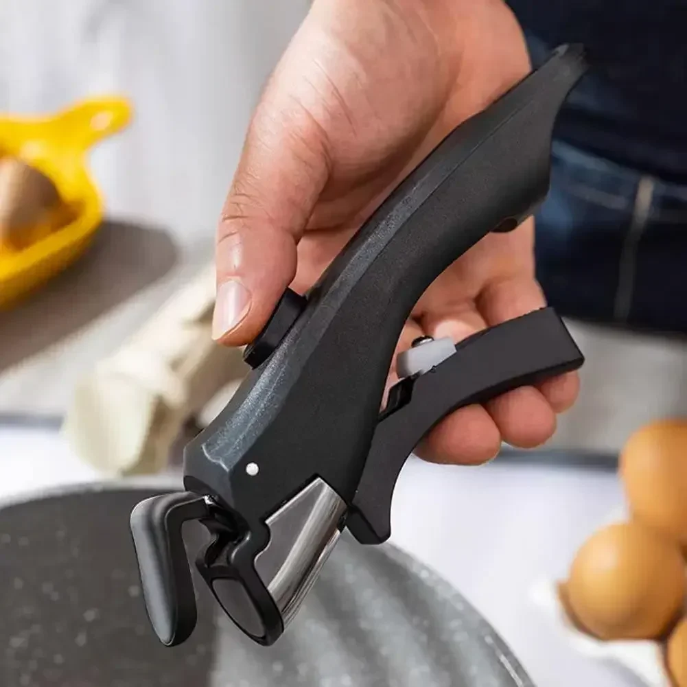 Universal Removable Pan Pot Handle Outdoor Tableware Detachable Replacement Clip Hand Grip Kitchen Accessories