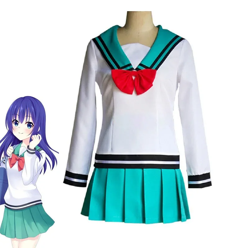 

Anime The Disastrous Life of Saiki K Kusuo Kokomi Cosplay Costume Aldult Woman Christmas Exquisite School Uniform Suit