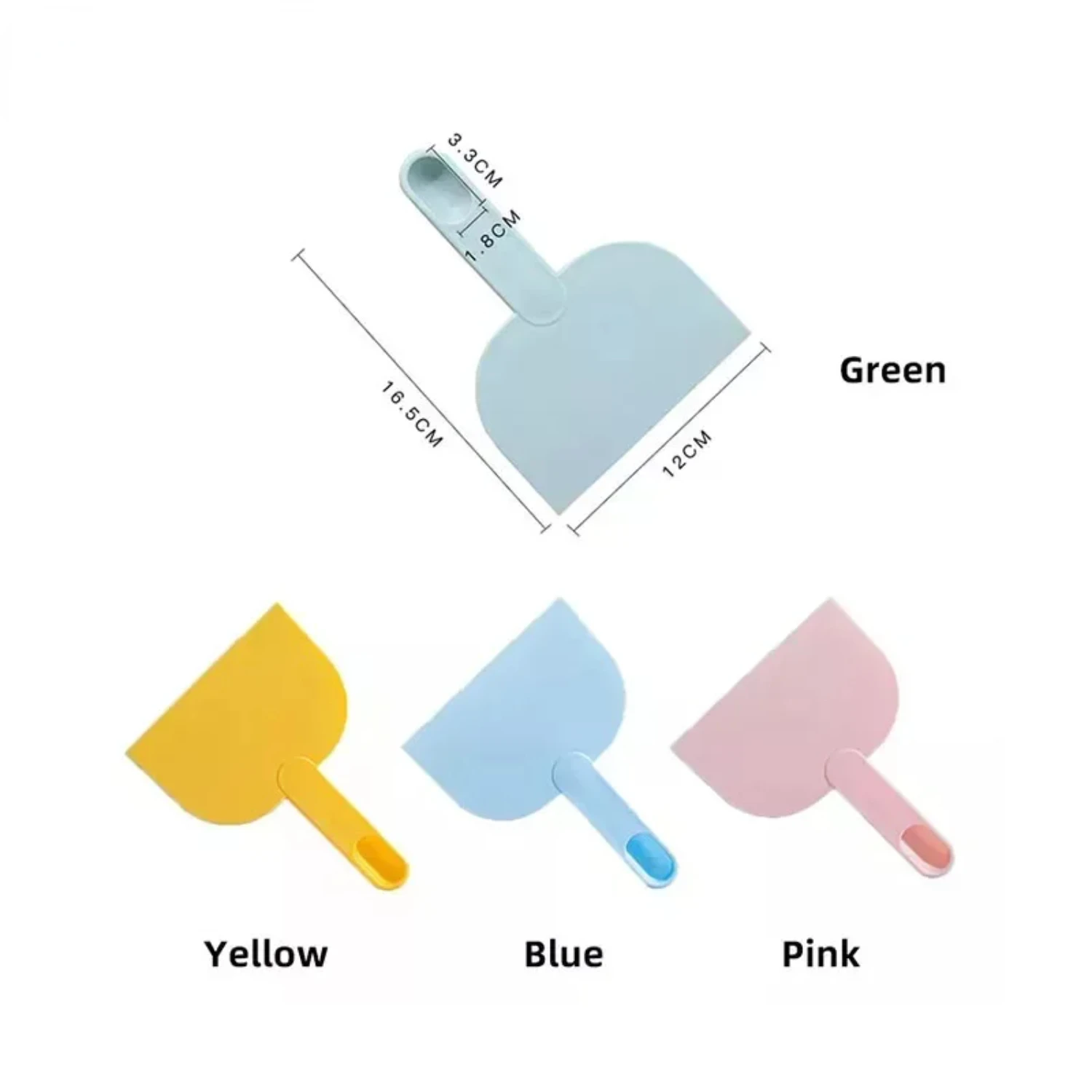 Baking Tools Dough Cutter Multifunctional Pastry Bread Scoop Plastic Noodle Cream Scraper Spatula