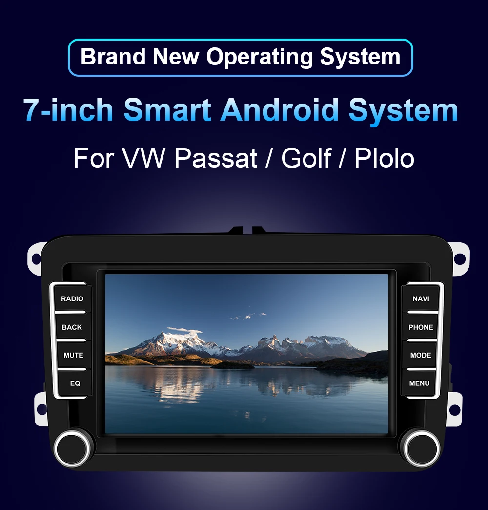 Android Car Radio DVD Player For VW Volkswagen Golf Polo Caddy Touch Screen Car
