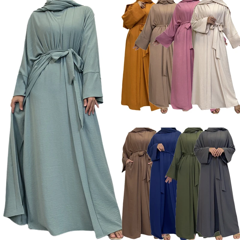 2-peca-combinando-conjuntos-muculmanos-hijab-vestido-simples-eid-abayas-para-as-mulheres-dubai-abaya-aberto-turquia-vestidos-internos-islam-africano-vestuario