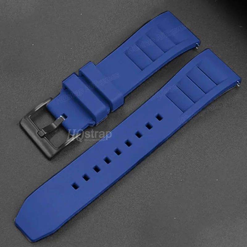 Universal Quick Release Rubber Watch Band Strap, 20mm/22mm - Durable and Stylish Watch Accessory