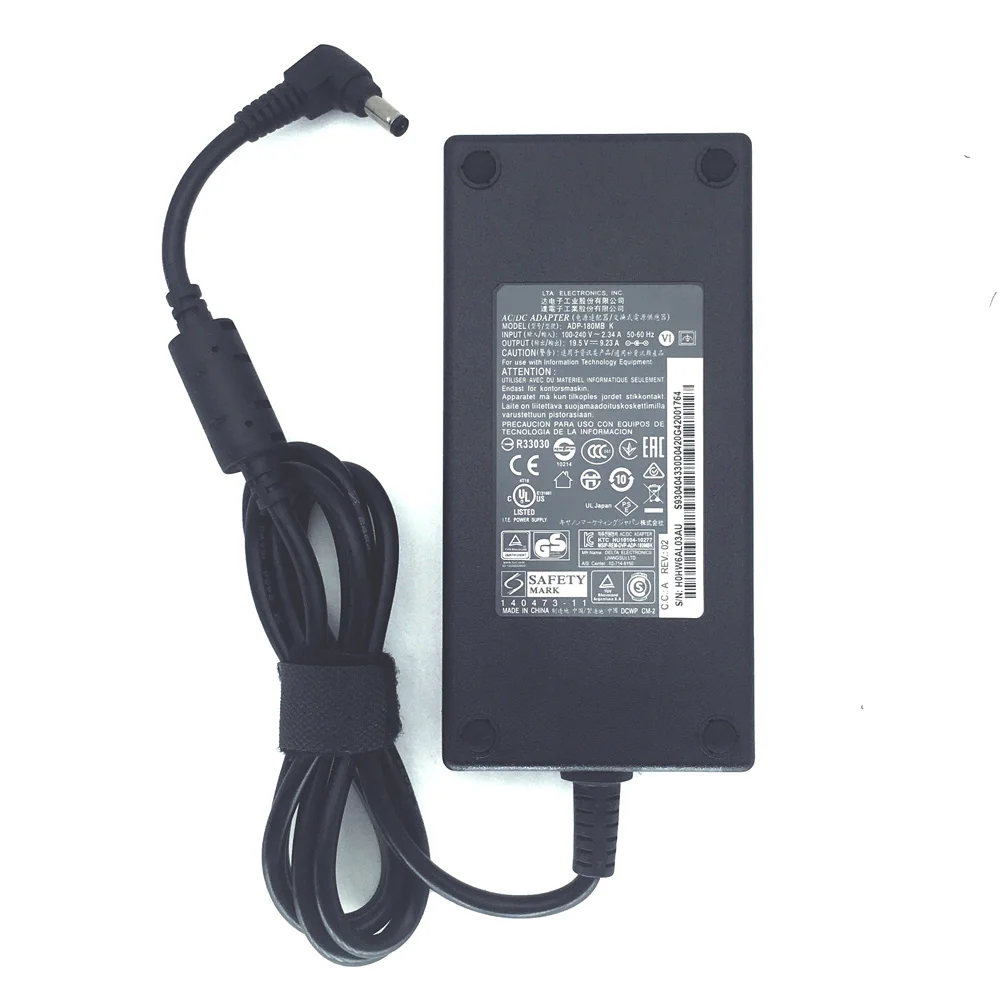 델타 MSI GS65 Stealth Thin-068,ADP-180TB F 전원 공급 장치 충전기 노트북용 기존 180W 19.5V 9.23A AC 어댑터