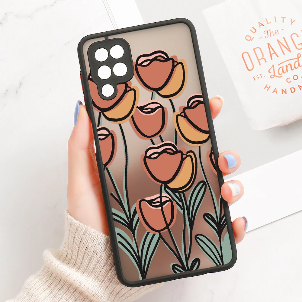 Floral Design Hard Phone Case Protective Cover