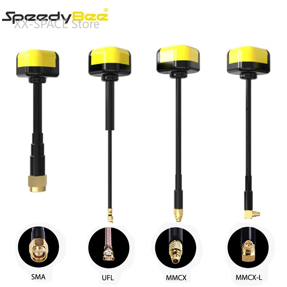 

RunCam Speedybee скоростная пчела 5,8 ГГц RHCP SMA/UFL/MMCX-90 °/MMCX-Прямая антенна V2 RHCP для радиоуправляемого FPV гоночного дрона