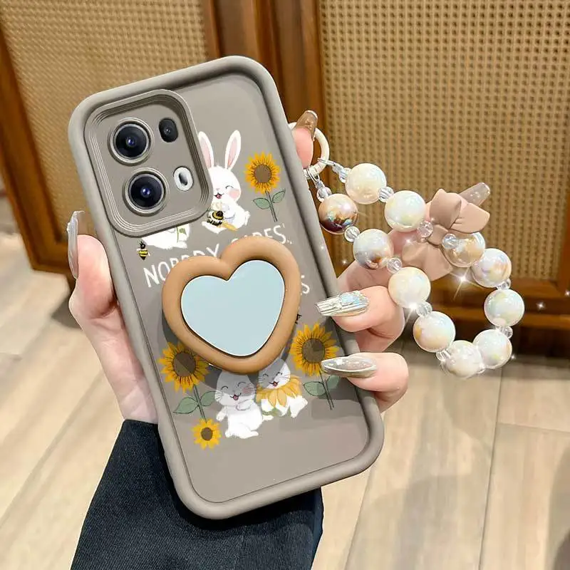 Real Sunflower Phone Case Set with Lanyard and Stand - 3 Piece Set