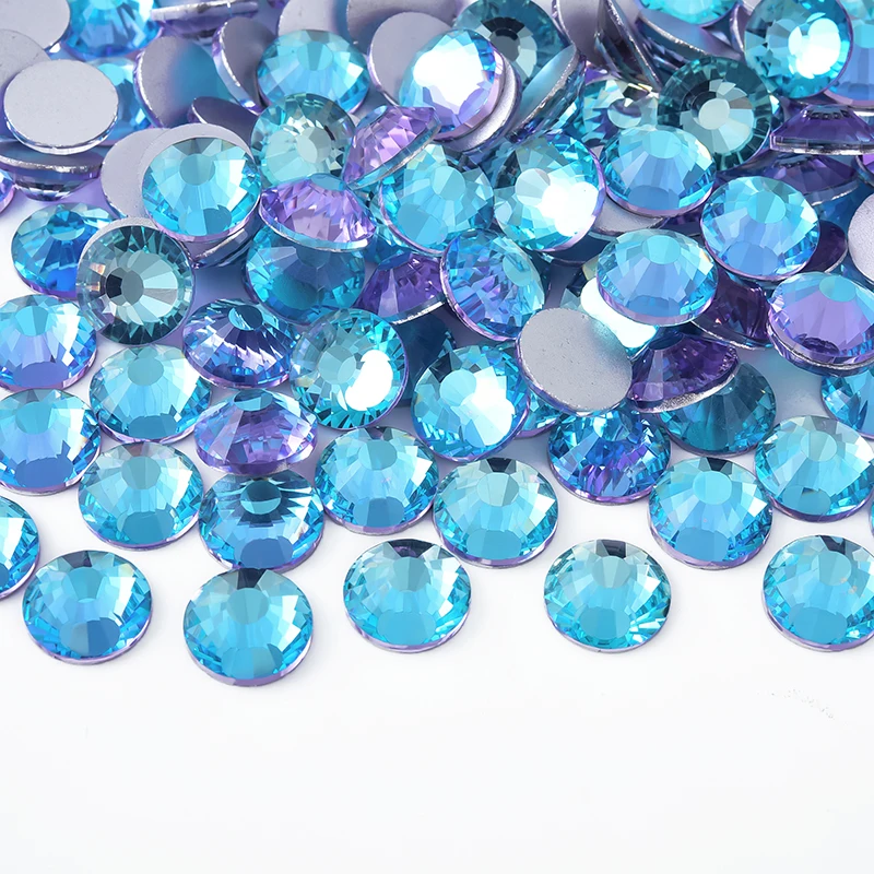 Description Picture 5 of itemOleeya 8mm ss40 Round Glass Non Hotfix Rhinestones Flatback Glitter Crystal in Bulk Package For for DIY Nail Garment Decoration