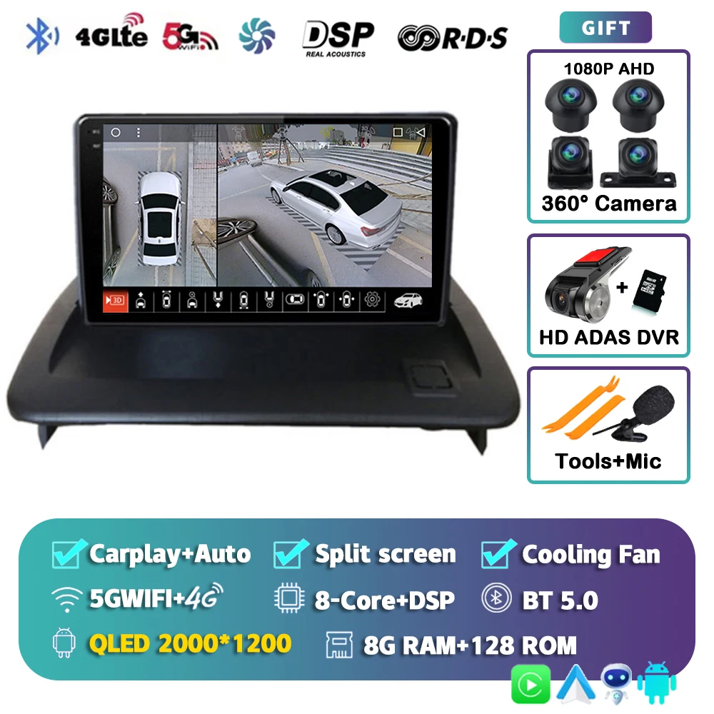 2K 8G-128G 360 DVR