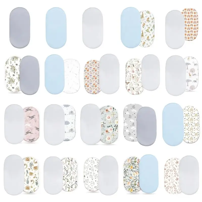 

Portable Sheets Cotton Fitted Sheets Waterproof Protector Pad Versatile Cotton Fitted Sheets Durable for Bedside Cribs