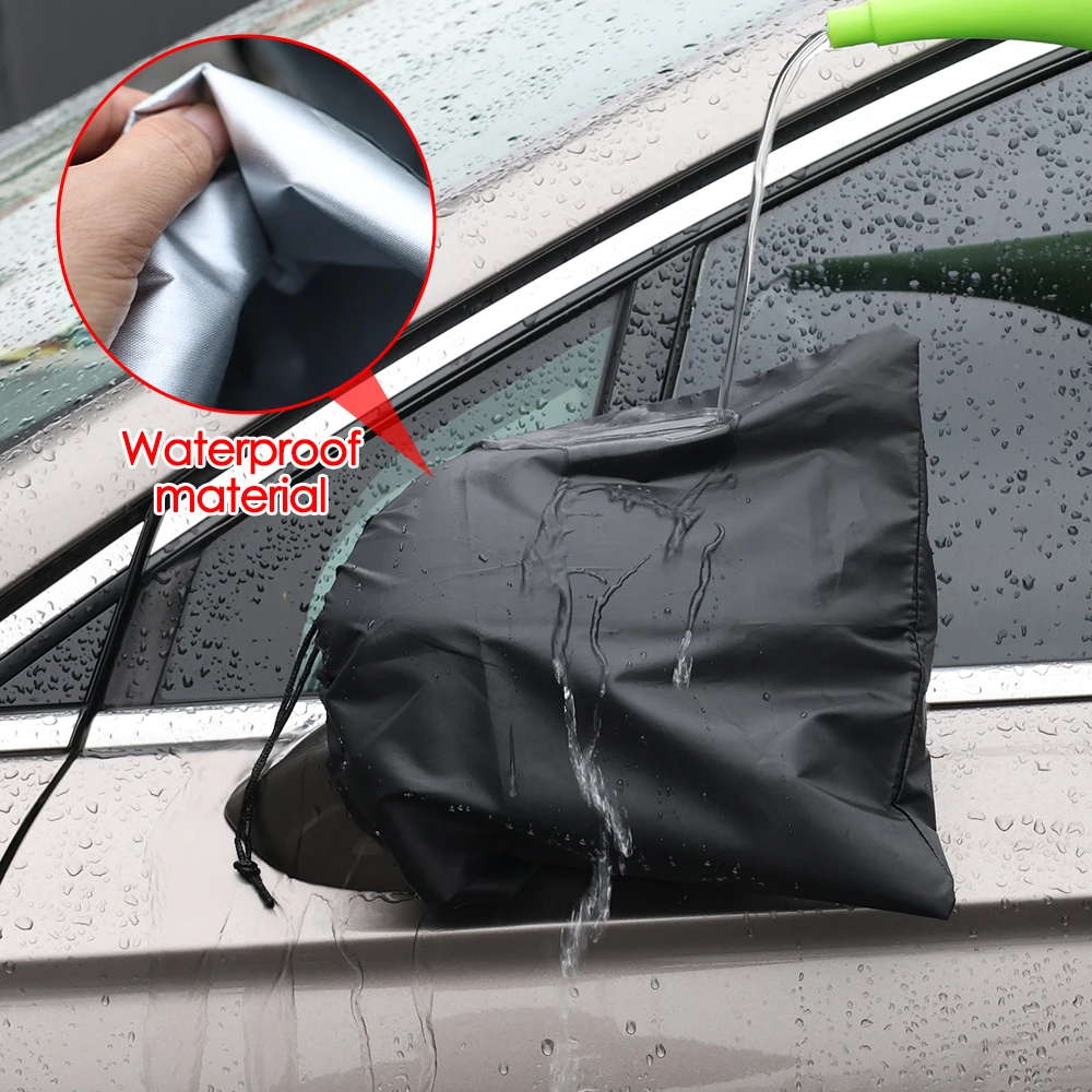 Car Mirrors Waterproof Rain and Snow Cover Portable Side Mirror Rearview Protective Covers Automotive Accessories rearview mirror protector rearview mirror cover