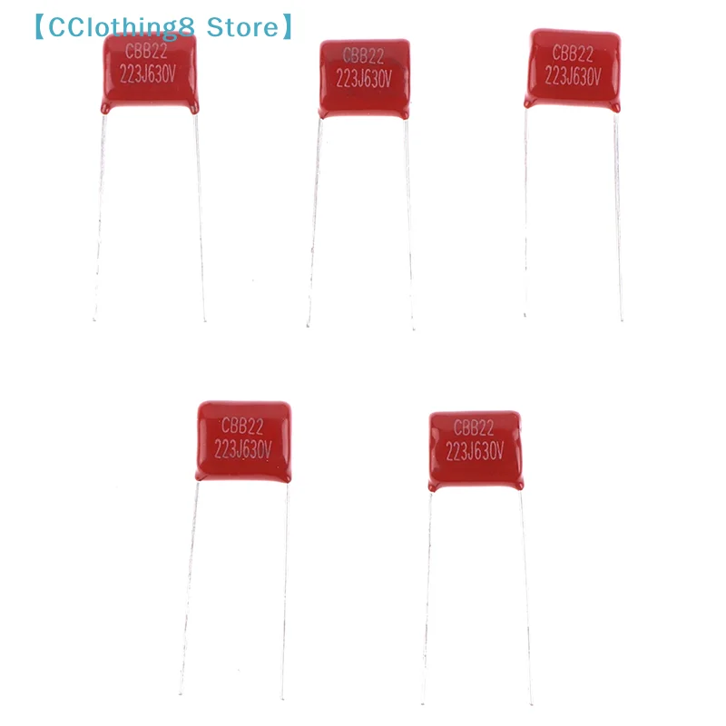 10Pcs Pro 223J 630V 22NF 0.022UF 커패시터 금속화 폴리프로필렌 기타 캡 CBB 일렉트릭 기타 베이스용 필름 캡【AliS8】