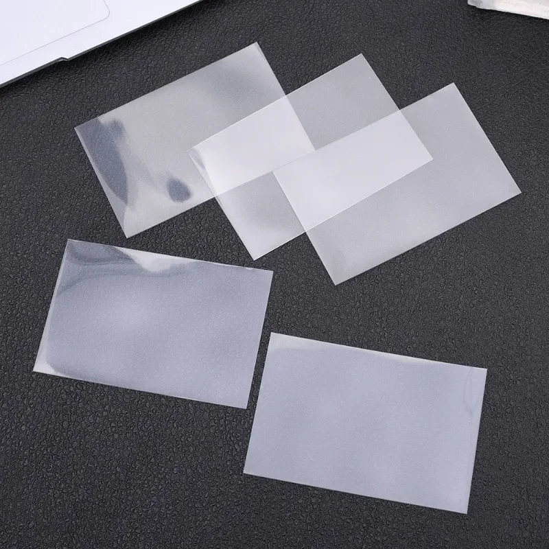 200-50Pcs Card Transparent Sleeves Waterproof Clear Protector Case Box for Popcorn Game Card Holder for Kpop Protector Film card protector,idol card protector,memory card protector
