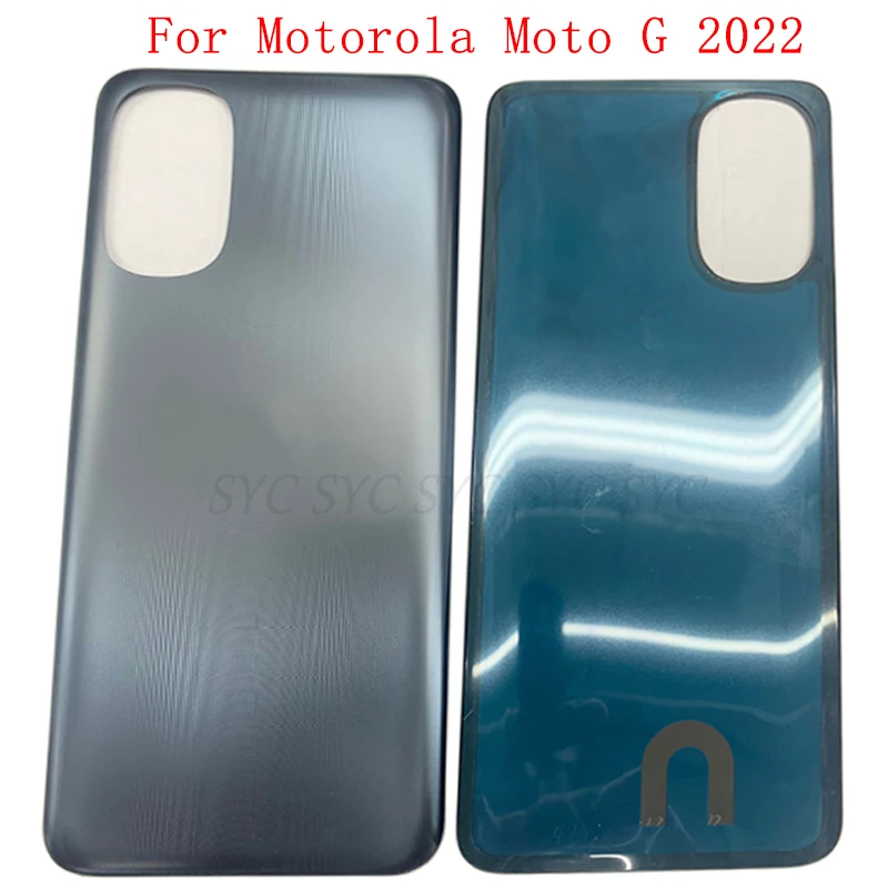 

Крышка батарейного отсека, задняя крышка корпуса для Motorola Moto G 2022, задняя крышка с логотипом, запасные части