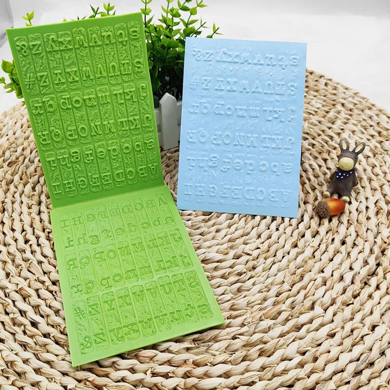 Embossed Folder Alphabet Alphabet Embossing Board Embossed Folder