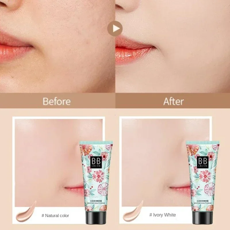 Waterproof BB Cream Liquid Concealer Matte Full Coverage Acne Scars Dark Circles Foundation Whitening Lasting Makeup Cosmetics
