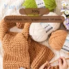300g/160m Chenille Knitting Yarn Soft Ice Strip Line Cotton Yarn DIY Wool Yarn for Hand Knitting Scarf Thick Wool Wholesale 2