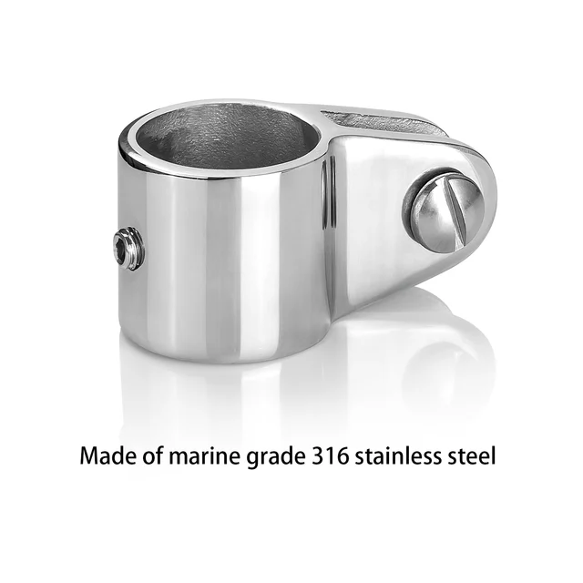 316 Grade Stainless Steel Deck Hinge With Quick Release Pin For Bimini Top Boat Covers
