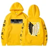 Attack on Titan Levi Kyojin No Shingeki Anime Print Hoodie Sweatshirt Men Women Harajuku Pullover Plus Size 6