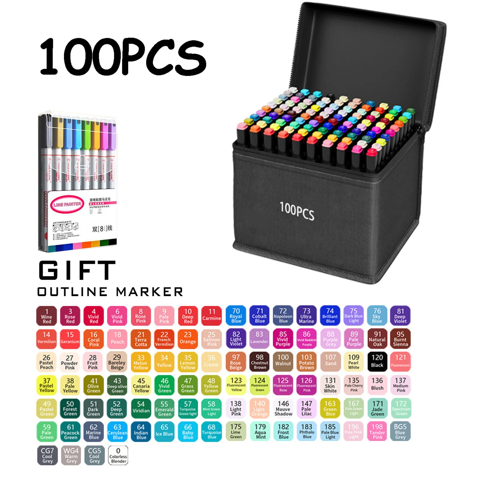 100 colors
