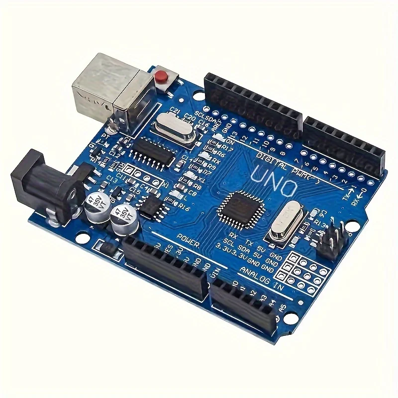 UNO R3 Board ATmega328P Development Board with Pin Header and Cable ...