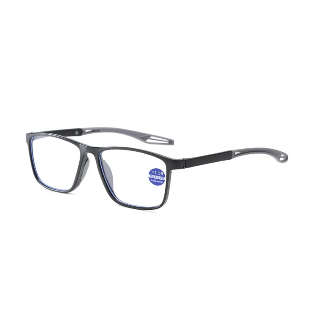 Reading Glasses TR90 Sport Men Ultralight Anti Blue Light Presbyopia Eyeglasses Hyperopia Optical Eyewear Diopters