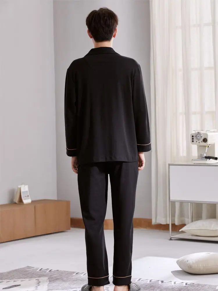 Couple's Pajama Cotton Silk Pajamas for Women Big Size Sleeping Pijama Plus Size Home Wear Set New in Sleepwear for Men