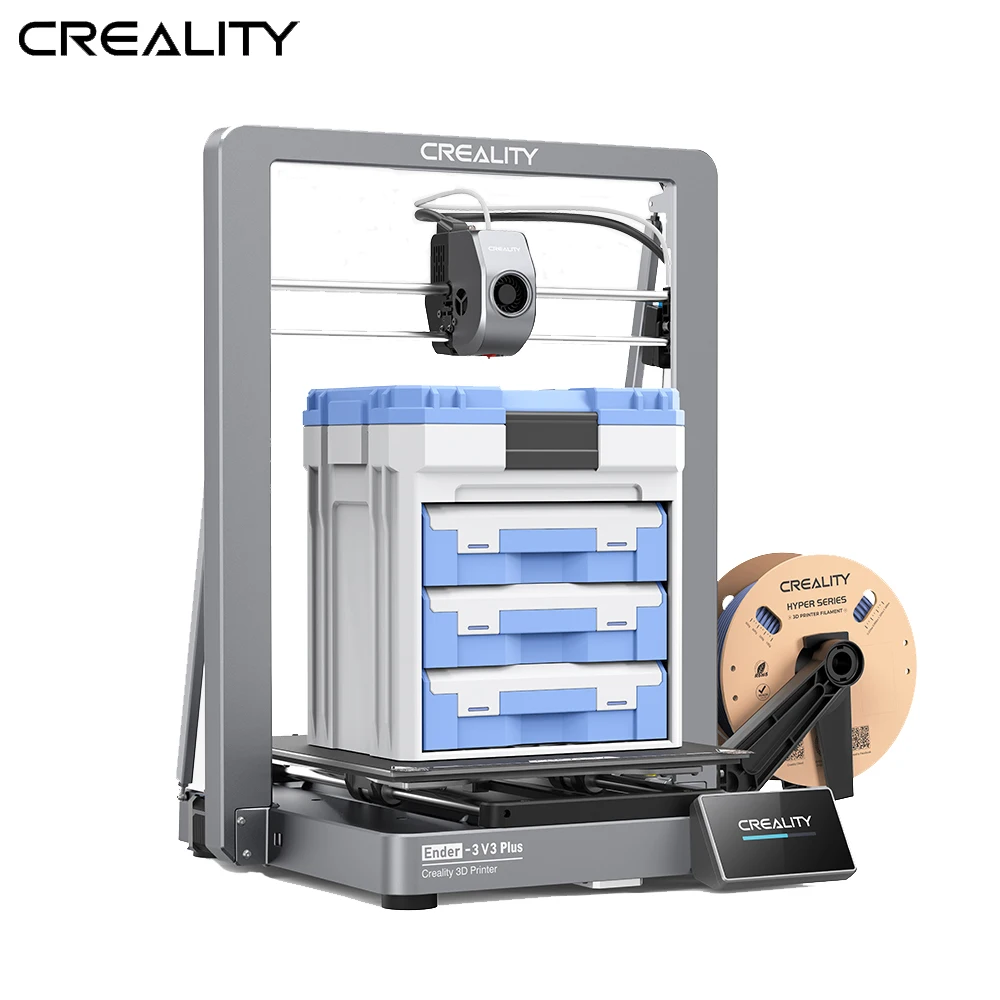Creality Ender 3 V3 Plus 3D 프린터 코어 XZ 모션 시스템, 직접 압출기, 자동 부하 필라멘트 자동 레벨링, 600 mm/S