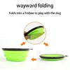 Dogs Feed Supplies Folding Silicone Bowl Portable Puppy Water Container with Carabiner Folding Cats Bowl Travel Pets Accessories 5
