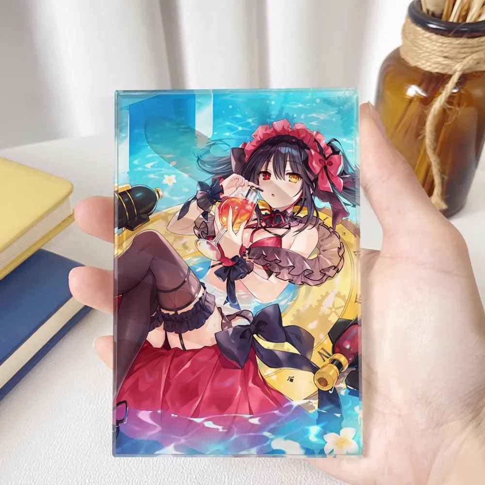 

Anime DATE A LIVE Tokisaki Kurumi 12cm Cosplay Acrylic Figure Desk Figure 4706 Kids Collection Toy