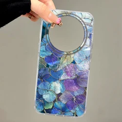 Korean Retro Gradient Rose Flower Phone Case for Honor X6c (Yzwh110)