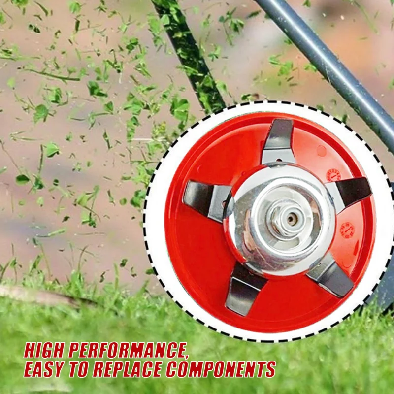 Dual-use Weeder Plate Blades Lawn Mower Grass Eater Trimmers Head Brush Cutter Tool grass trimmer head grass trimmer lawn mower trimmer blade aluminum trimmer head brush cutter accessories grass trimmer blade mower accessories