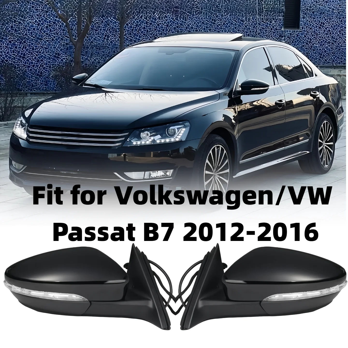 retroviseur volkswagen passat cc 2012 gauche normal