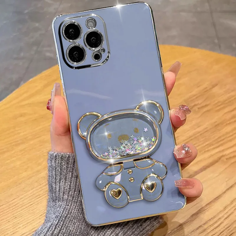 Quicksand Glitter Mirror Phone Case For Infinix Note 12 30 Pro 11 11S Hot 30i 12i 20i Play Tecno Spark 10 10C Cover_voghion.com