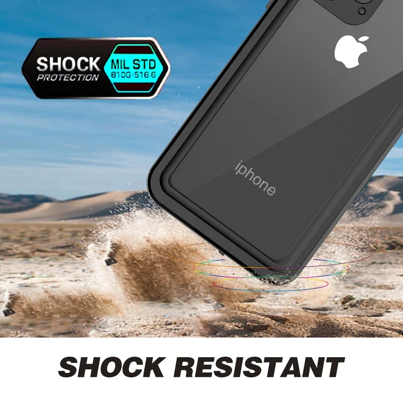 Redpepper IP68 Waterproof case For iphone 15 14 13 12 11 pro Max XR XS MAX 7 Plus Underwater 3m Water Proof Shockproof Hard Case