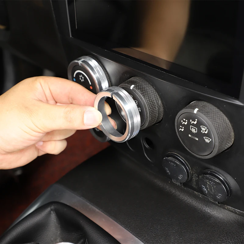 For 20052009 Hummer H3 Car Central Control Air Conditioning Knob Ring